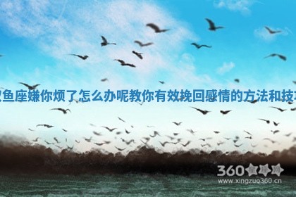 双鱼座 🤧 嫌你烦了怎么办呢 教你有效挽回感情的方法 🌻 和技巧