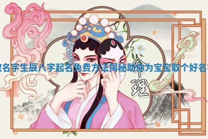 取名 👉 字生辰八字起名免费方法揭秘 ✝ 助你为宝宝取个好名字