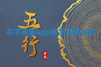 📛 名字测算app 🍍 名字测算凶吉