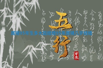 属猪9 🔦 5年生多大能结婚 95年属猪几 🥥 岁结婚